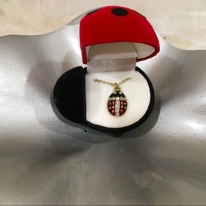 NIB Ladybug Necklace